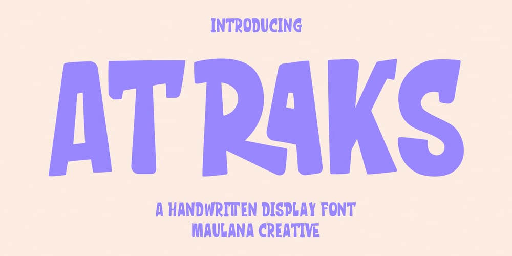 MC Atraks font