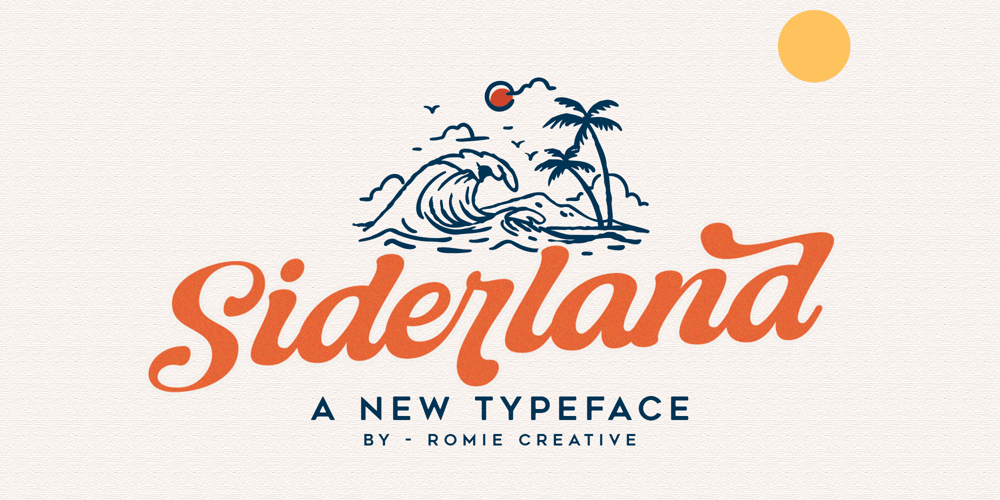 Siderland font