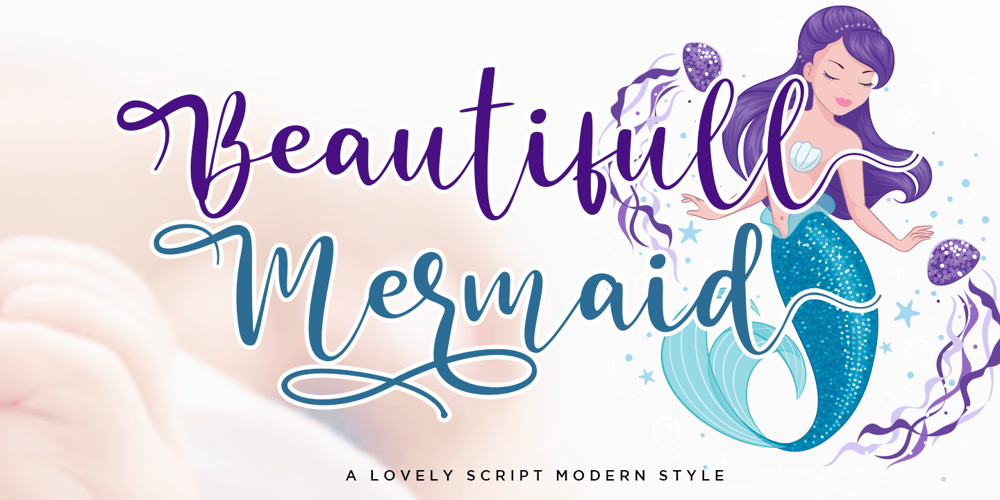 Beautifull Mermaid font