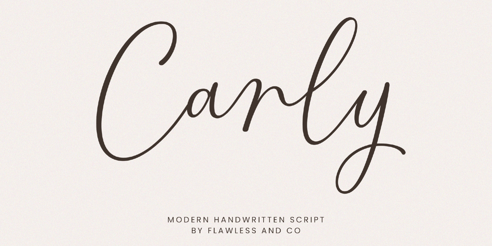 Carly font