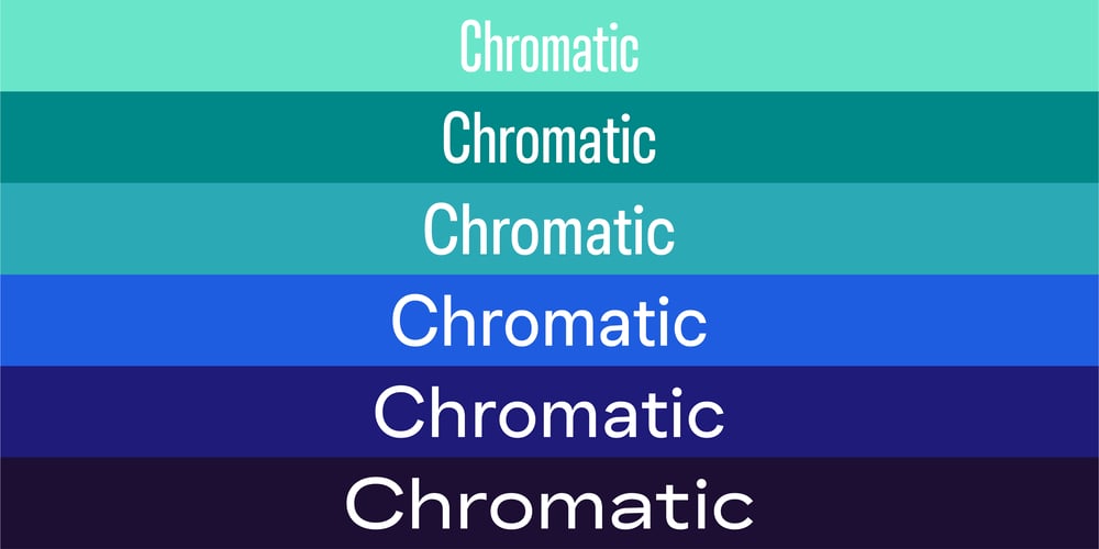 Chromatic font