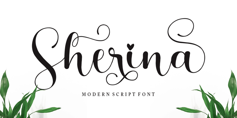 Sherina Script font