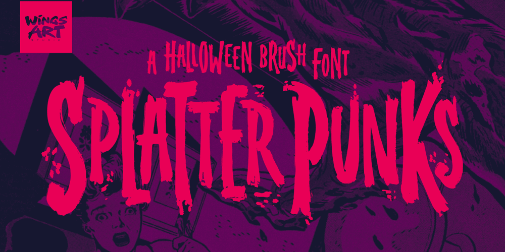 Splatterpunks font