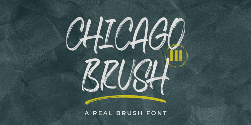 Chicago Brush font