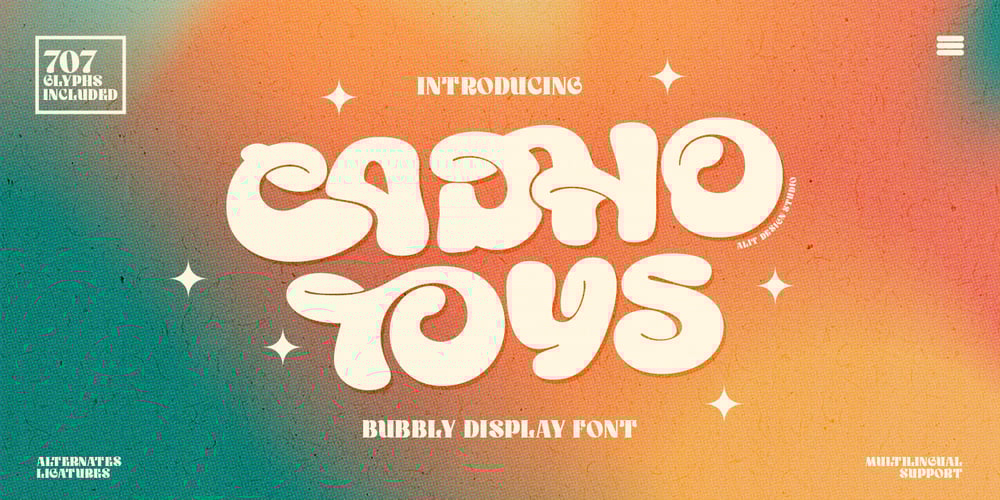 Cadho Toys font