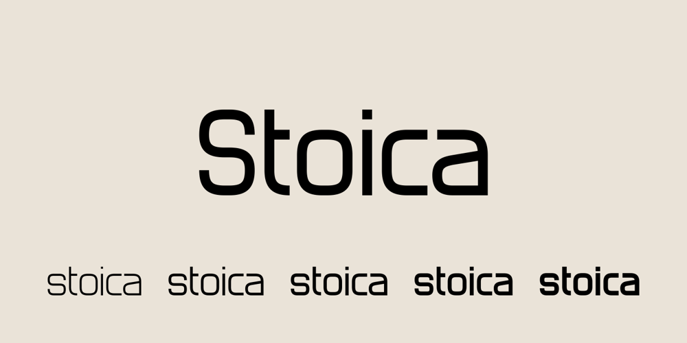 Stoica font