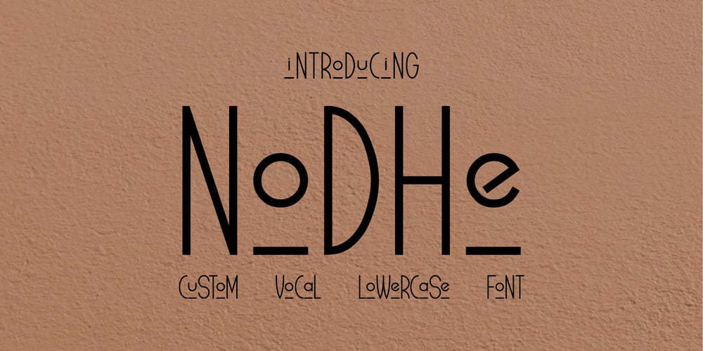 Nodhe font