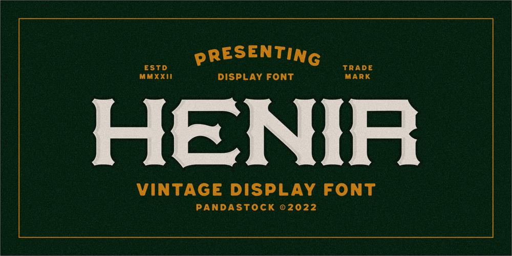 Henir font