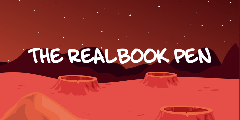 RealBook Pen font
