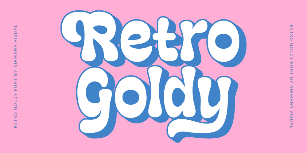 Retro Goldy font