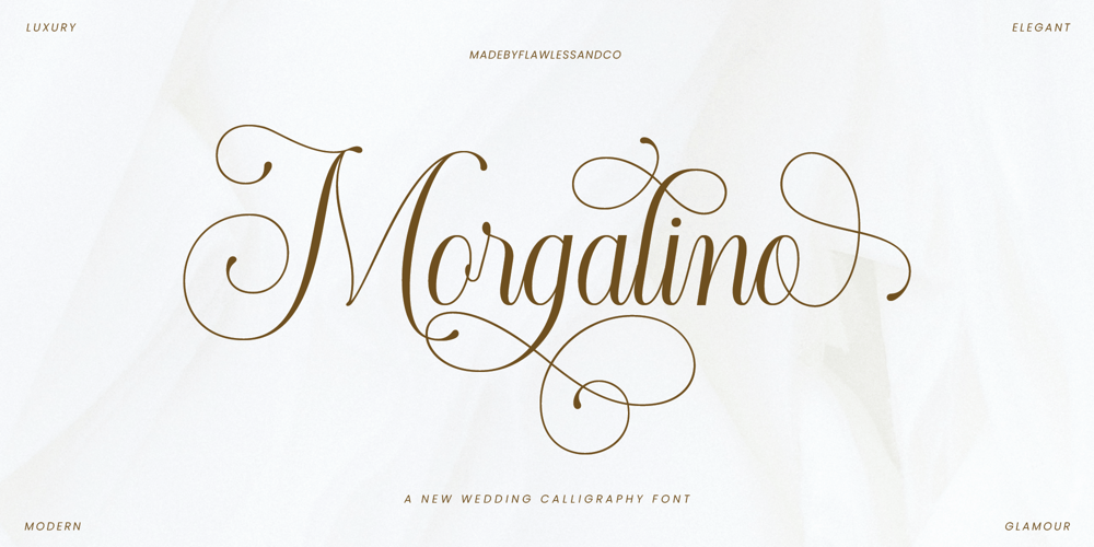 Morgalino font