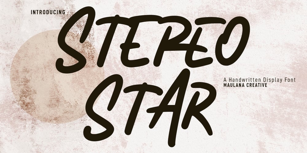Stereo Star font