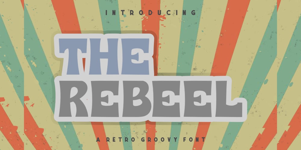 The Rebeel font
