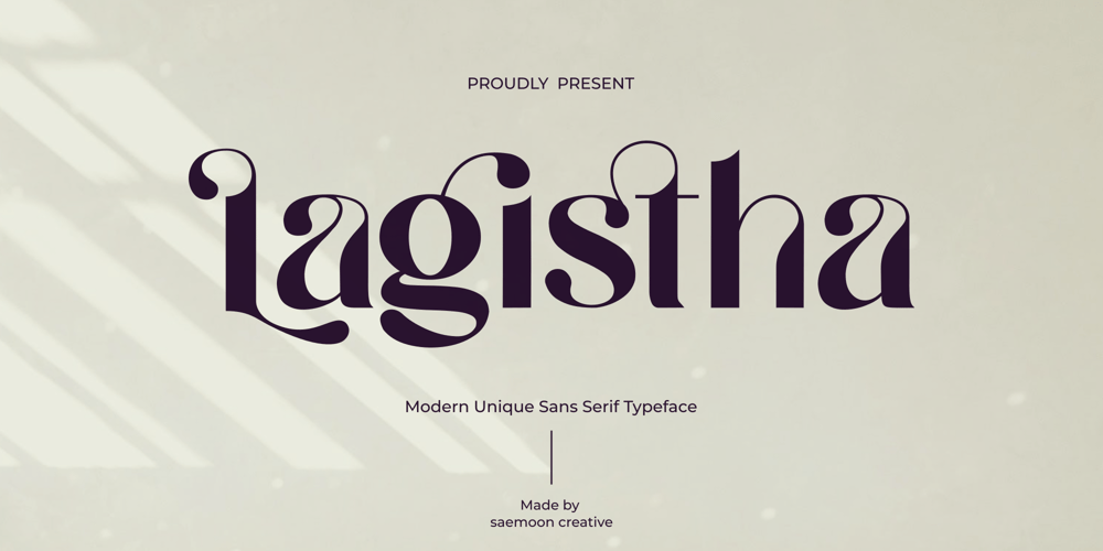 Lagistha font