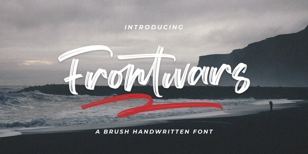 Frontwars font