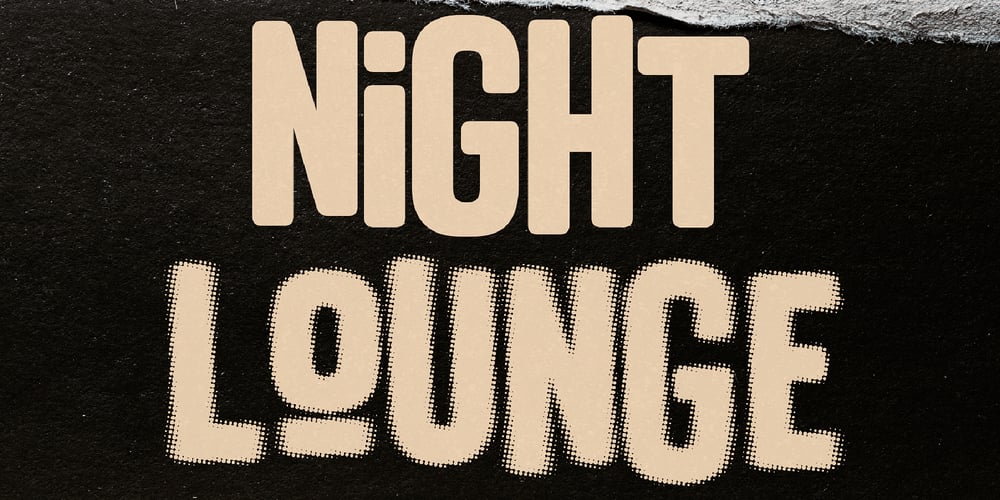 Night Lounge font