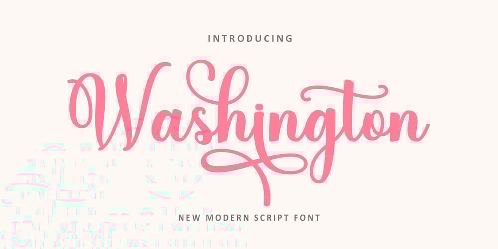 Washington Script font
