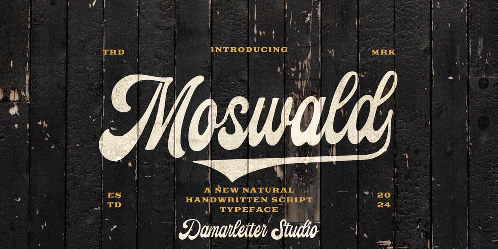 Moswald font