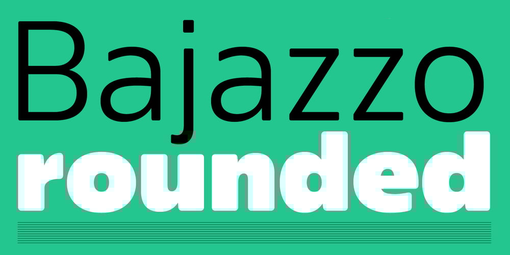 Bajazzo Rounded font