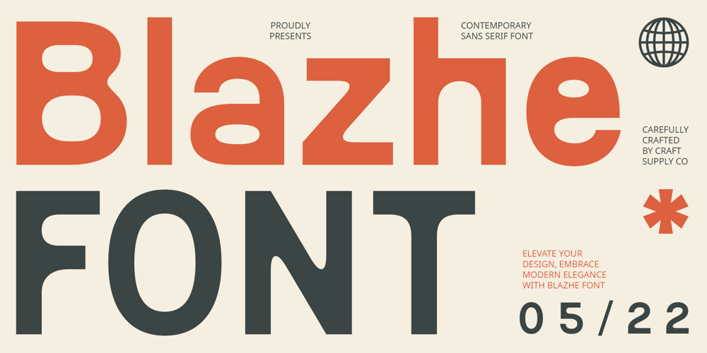 Blazhe font