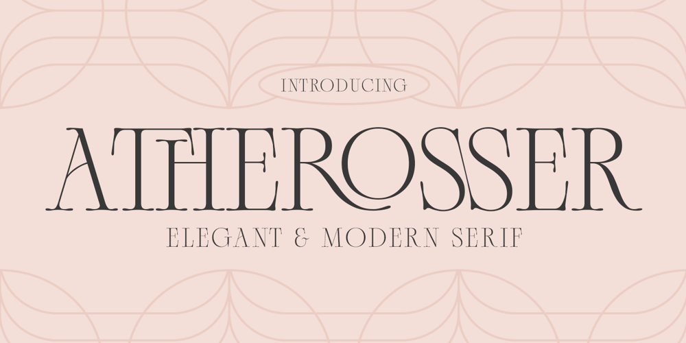 Atherosser font