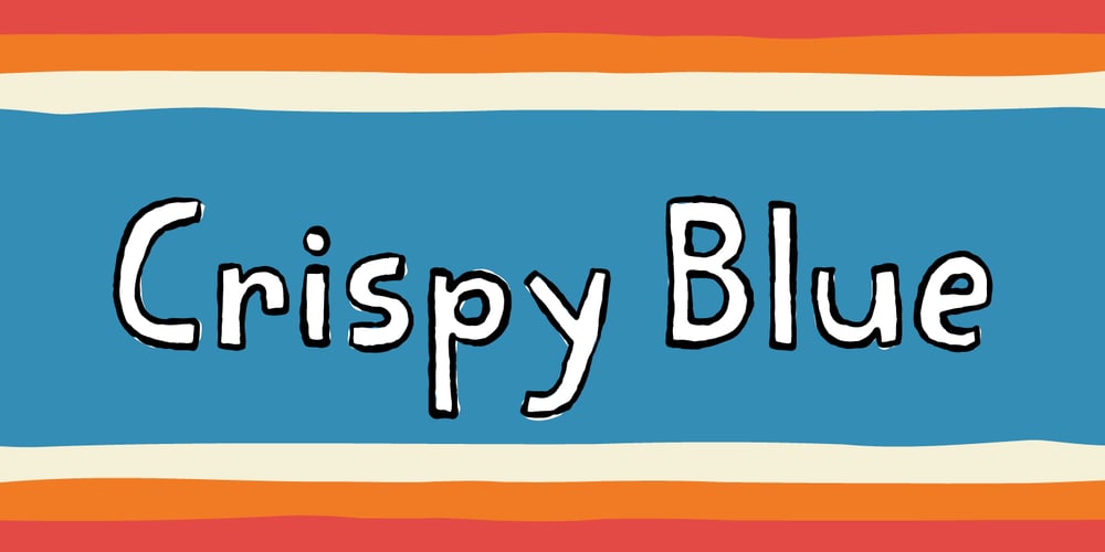 Crispy Blue font