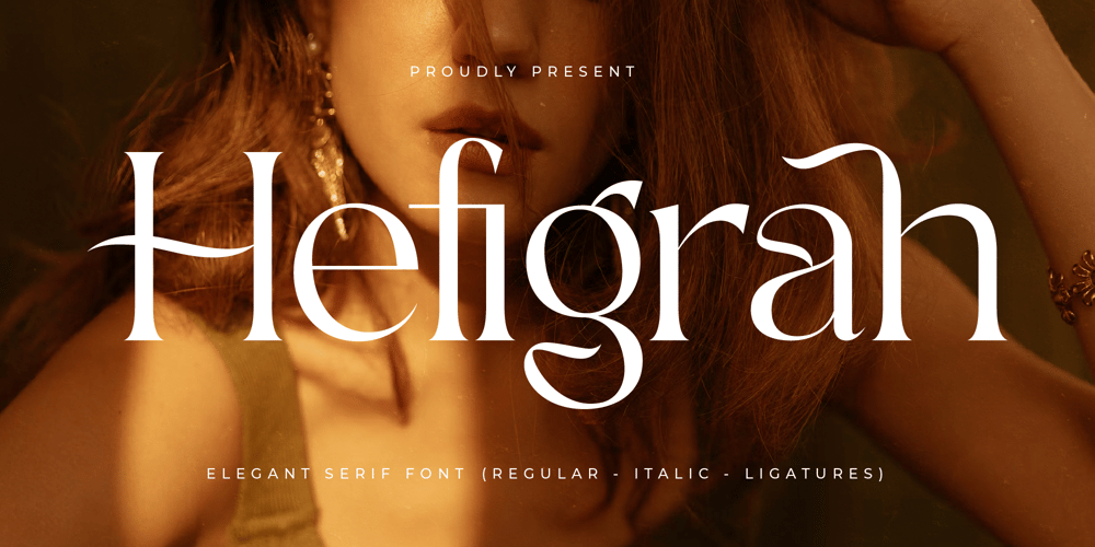 Hefigrah font
