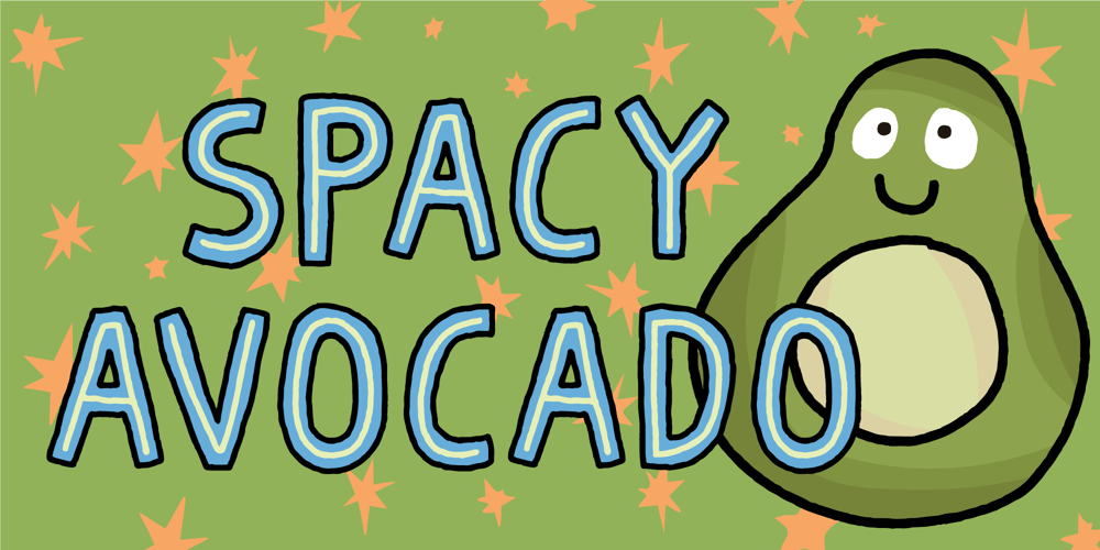 Spacy Avocado font