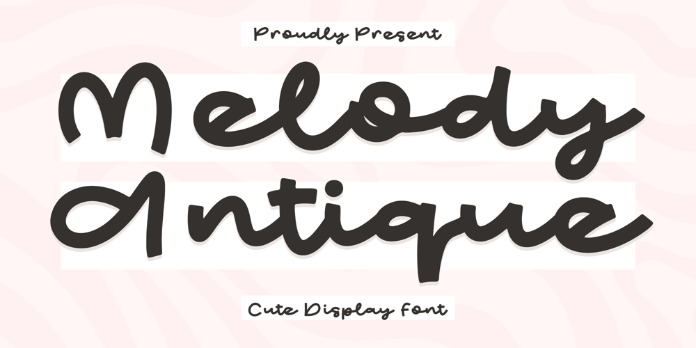 Melody Antique font