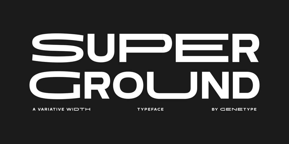 Super Ground font