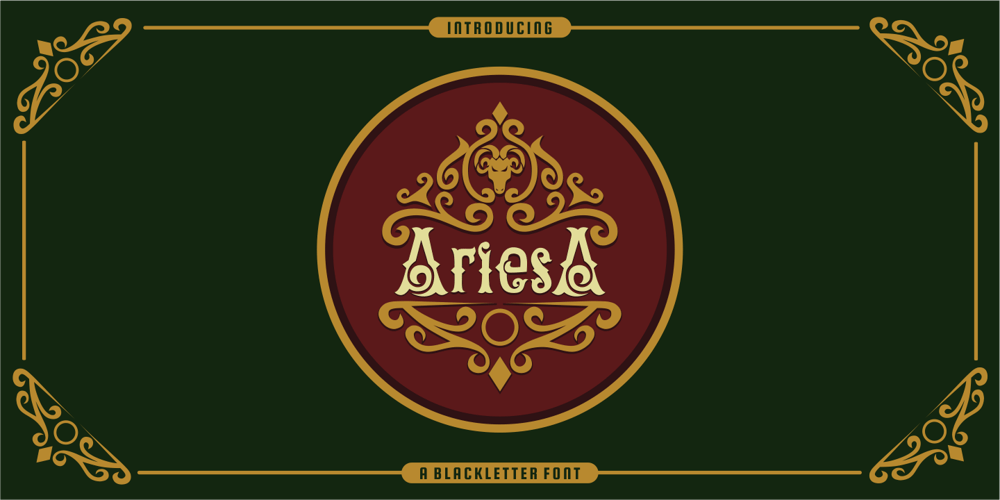 AriesA font