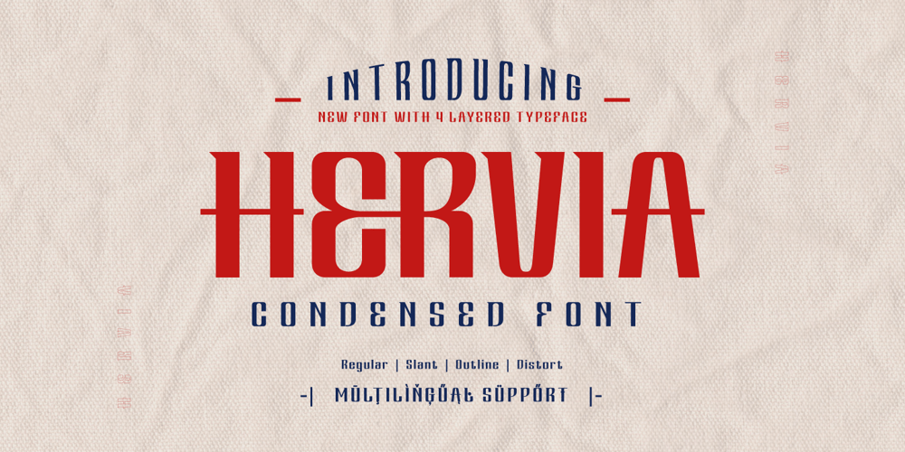 Hervia font