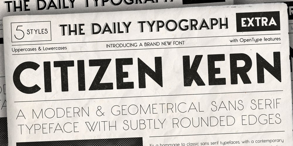 Citizen Kern font