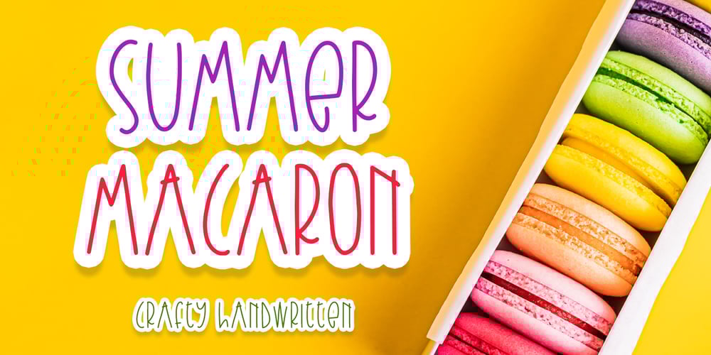 Summer Macaron font