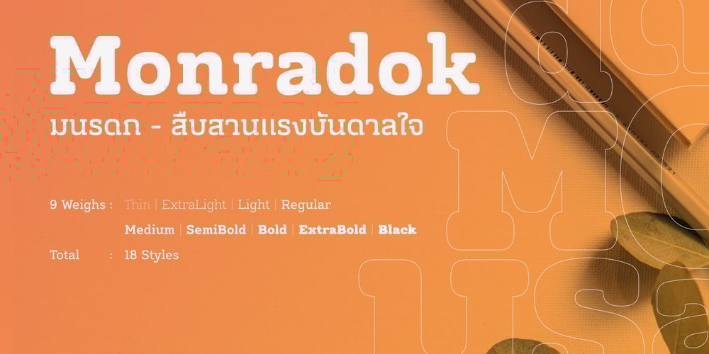 Monradok font
