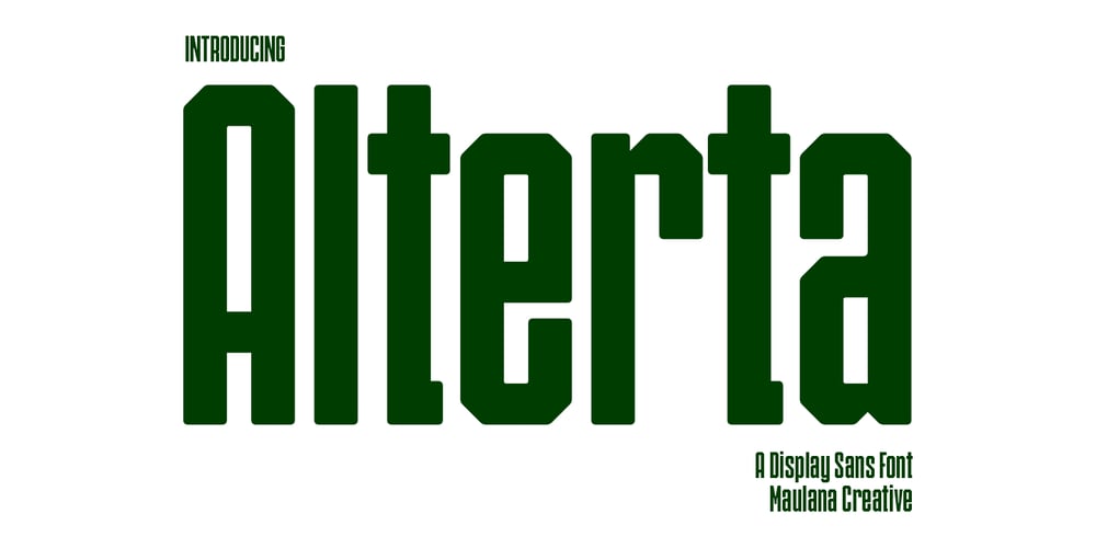 MC Alterta font