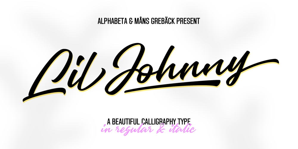 Lil Johnny font