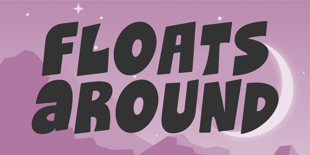 Floats Around font