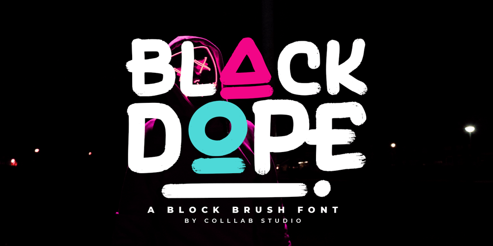 Black Dope font