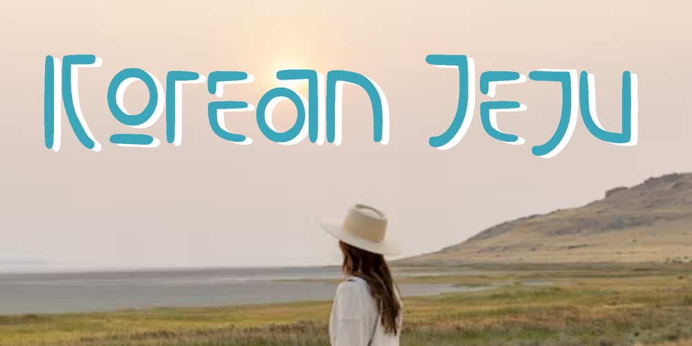 KoreanJeju font