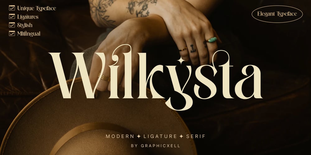 Wilkysta font
