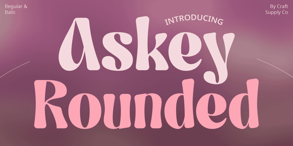 Askey Rounded font