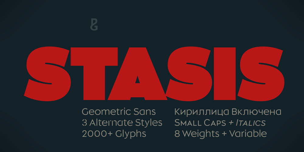Stasis font