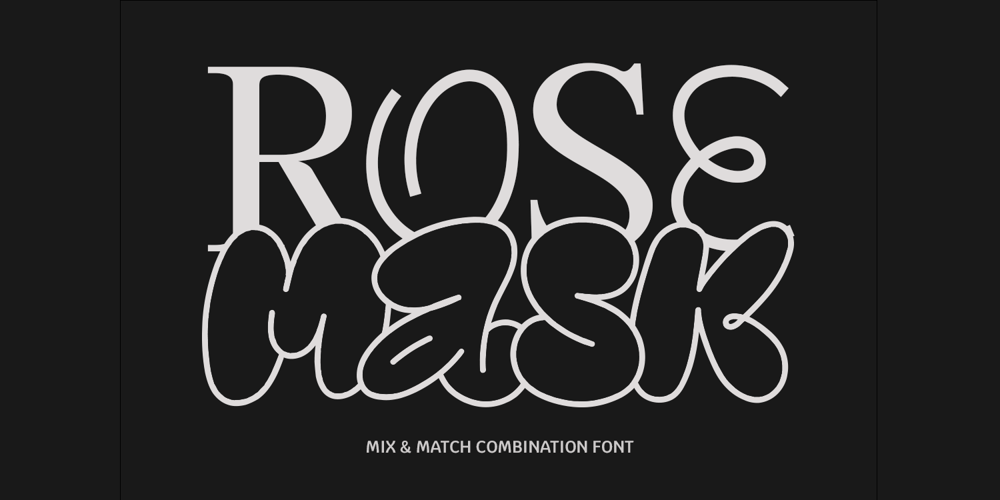 Rose Mask font