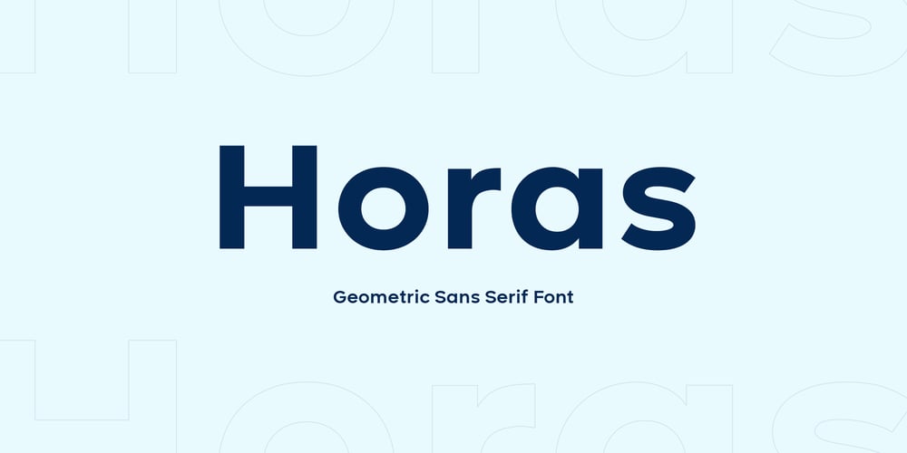 Horas font