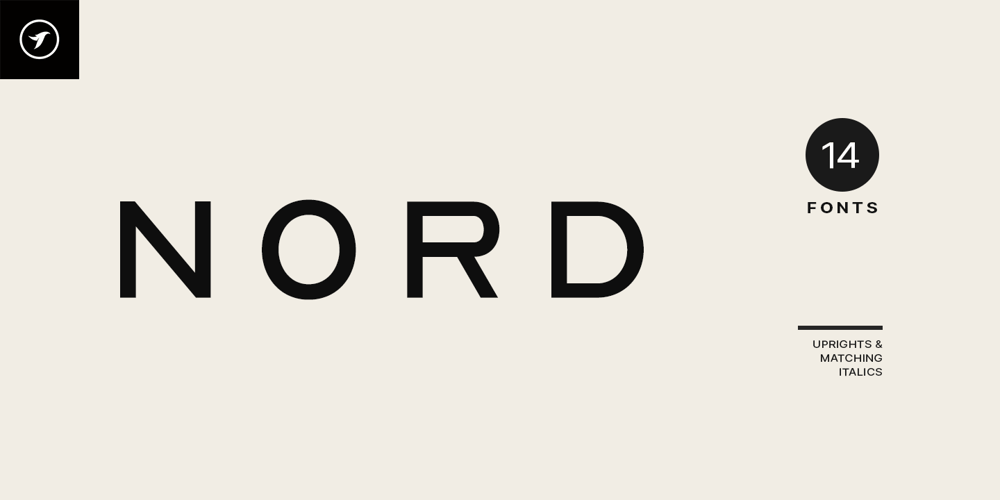 Nord Display font