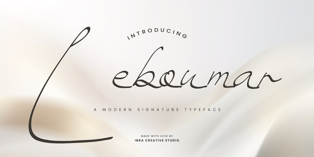 Leboumar font