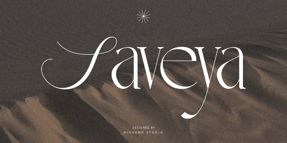 Saveya font