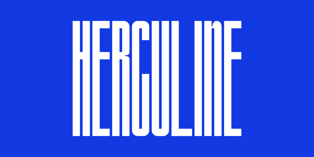 Herculine font