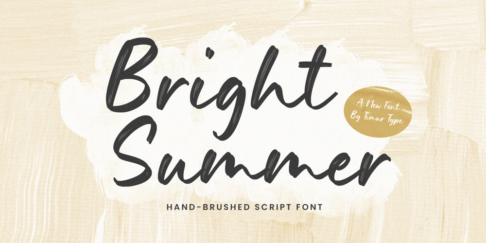 Bright Summer font